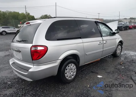 2007 Chrysler Town & Country Lx z USA, uszkodzony, nr VIN 2A4GP44R27R298460